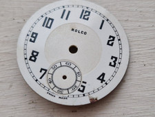 vintage un primo Rolex - quadrante orologio Rolco solo 1 x 28 mm