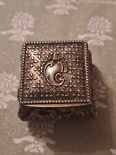 Scatola porta pillole porta gioie intarsiato porta tabacco