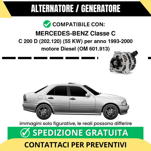Alternatore mercedes benz - alternatore, mercedes-benz