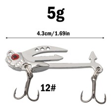 Esca in metallo movimento