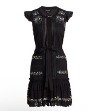 Mini abito SALONI Bea Pintuck