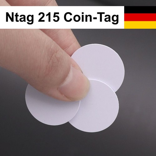 Pezzi n215 nfc coin tags - pezzi:,