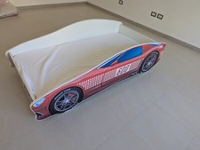 Lettino auto per bambini + materasso per bambini 140 x 70 160 x 80 180 x 80 cm