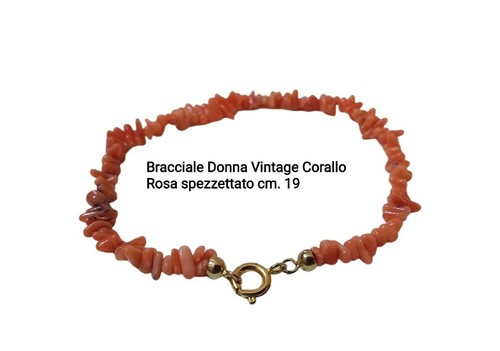 Bracciale donna corallo - bracciale,