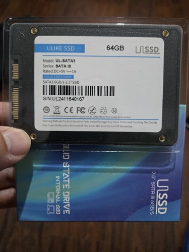 Ulike ssd sata - 3, 64gb