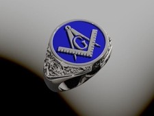 Anello con sigillo massonico