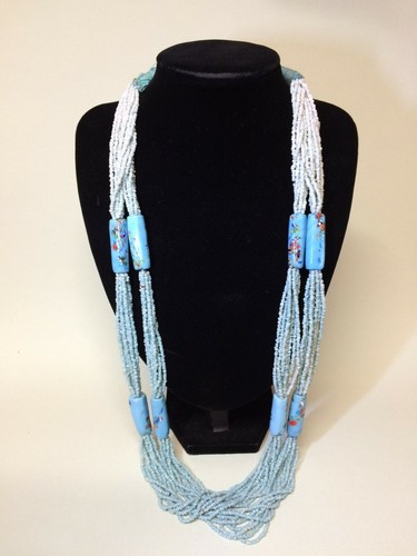 Vintage collana vetro - vintage, perline
