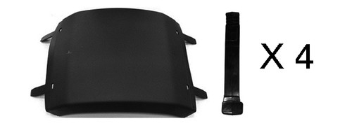 Parafango superiore con kit - superiore,