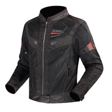 LS2 GIACCA MOTO DONNA ESTIVA GARDA AIR LADY BLACK RED