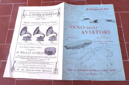 Spartito inno degli aviatori - spartito,