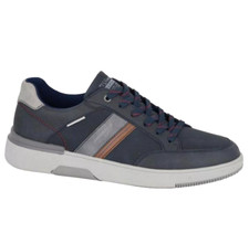 Sneakers casual casual R21 originali Reese da uomo scarpe con lacci blu navy taglia