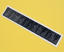 SAAB 99 FUSE BOX copertura tipo precoce ricambio ADESIVO decalcomania