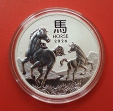 2026 Australia 1 dollaro anno lunare del cavallo cavallo 1 oz argento 999 FDC ST