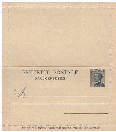 B19 regno biglietto postale - regno,
