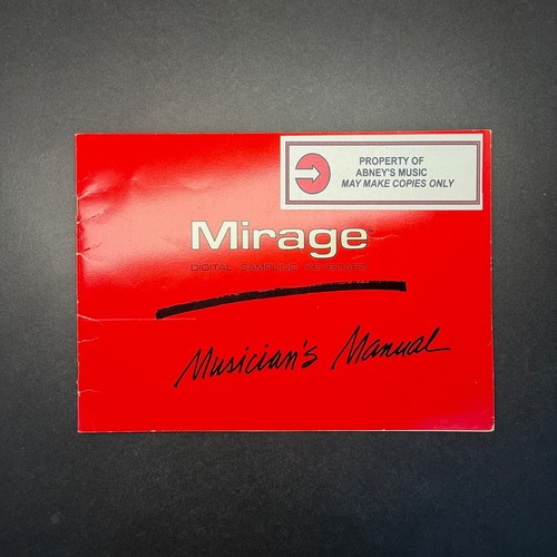 Vintage ensoniq mirage - ensoniq,