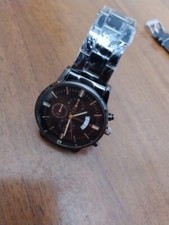 Orologio cronografo con datario colore nero