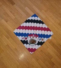 Piccolo Foulard Contrada Istrice 50x50 Circa Palio Di Siena Fazzoletto Istrice