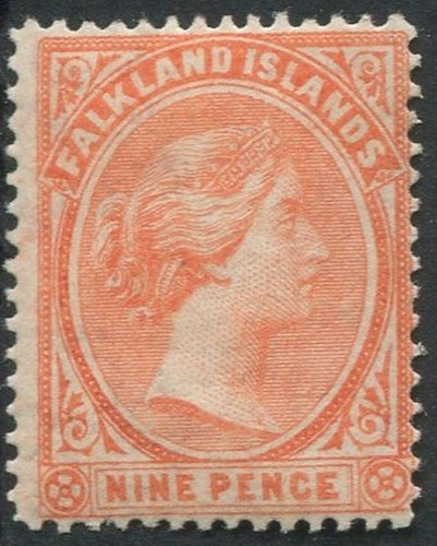 Isole falkland 1891 - isole, 9d