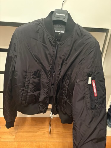 Giacca bomber dsquared2 nero - bomber,