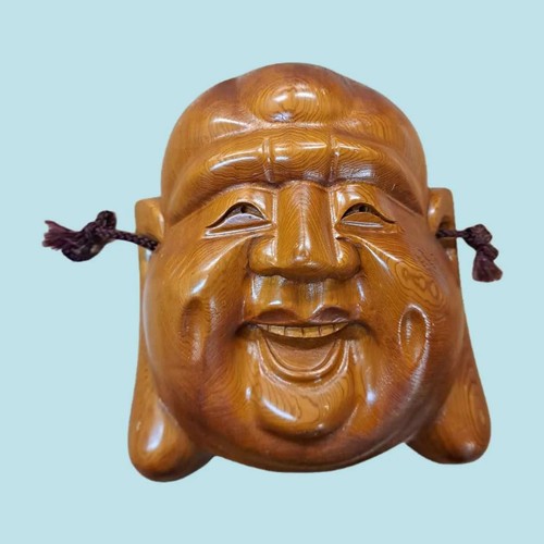 Noh maschera hotei - maschera, giapponese