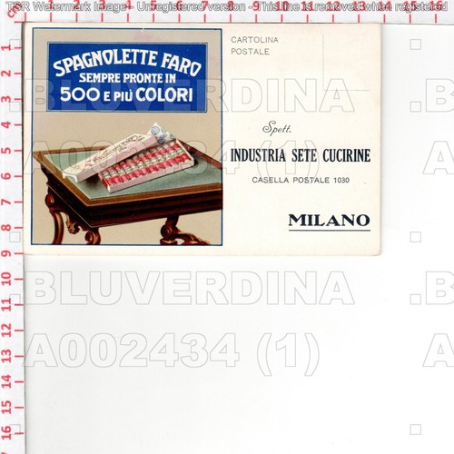 A2434 pubblicita 1920 milano - a2434,