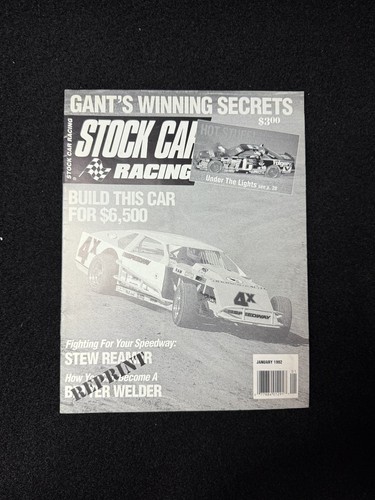 Stock car racing gant - stock,