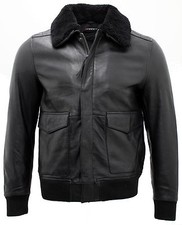 Giacca Bomber In Pelle Nappa