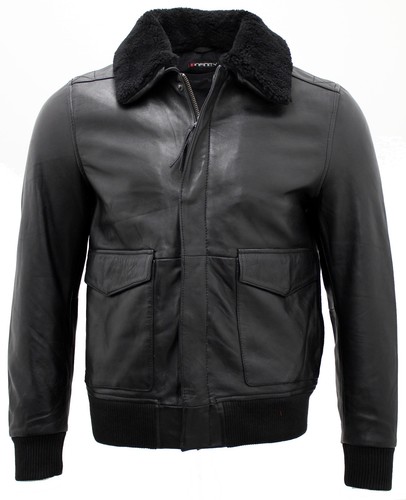 Giacca bomber pelle nappa - bomber,