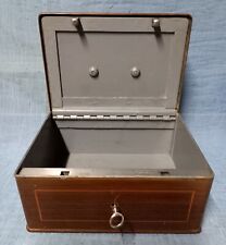 Antica cassaforte da viaggio in ferro