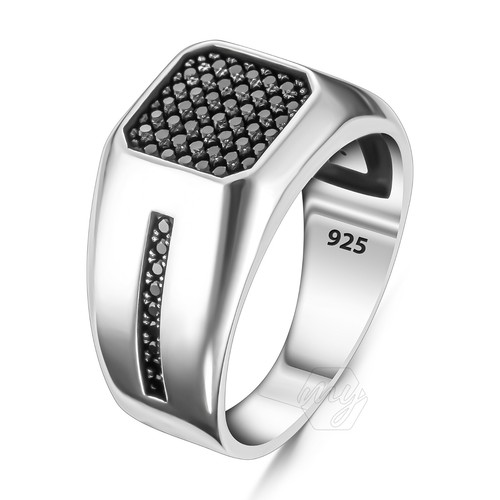 Anello uomo argento - da,