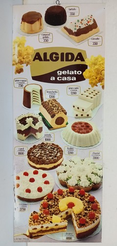 Insegna tabella smaltata torte - insegna-tabella,