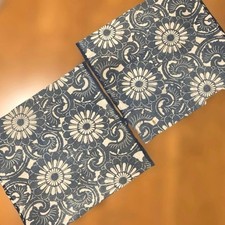 Antico tessuto katazome indaco