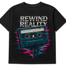 T-shirt a cassetta retrò