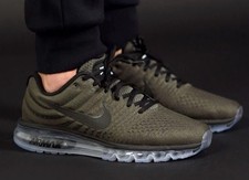 Nuove Nike Air Max 2017 849559-302 Cargo Khaki/Nere Uomo UK 6 EU 40 US 7 Nuove 