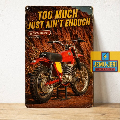 Insegna latta poster metallo