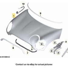 Cofano motore/cofano Mini
