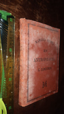 LIBRO: ANTROPOLOGIA - G. Canestrini - Hoepli 1888