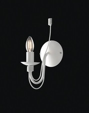 applique ferro battuto 1 luce