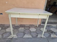 TAVOLO ALLUNGABILE VINTAGE IN FORMICA E METALLO, FIRMATO GERMAL