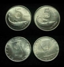 Lire 1989 rara variante - rara,