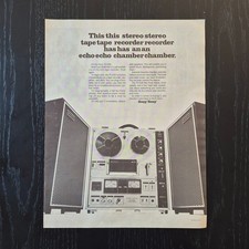 1970 Sony TC-630 - Original AD Advertising 27x34 Pubblicità Vintage
