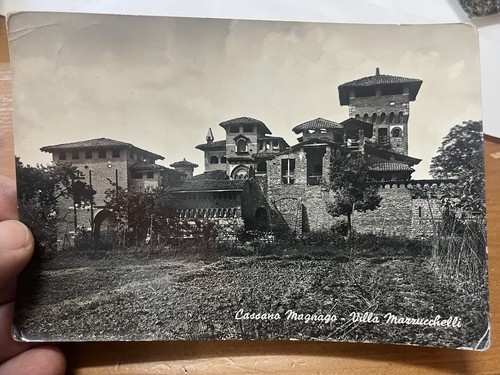 Cartoline cassano magnago 1954 - magnago,