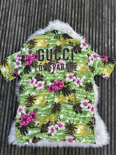 Gucci camicia bowling floreale - camicia,