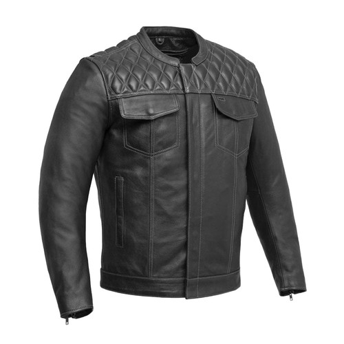 Giacca giubbotto moto pelle - in,