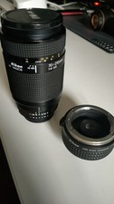 Zoom nikon 70-210 + lens scope