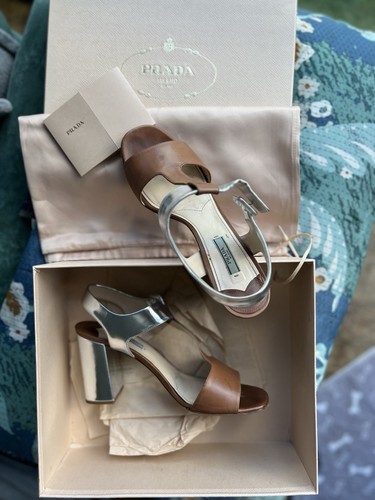 Sandali prada pelle - sandali, marrone