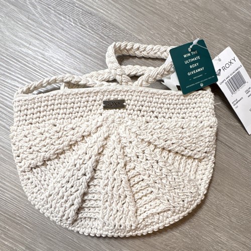 Borsa roxy avorio uncinetto - avorio,