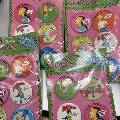 Vtg 1990 the - simpsons, button