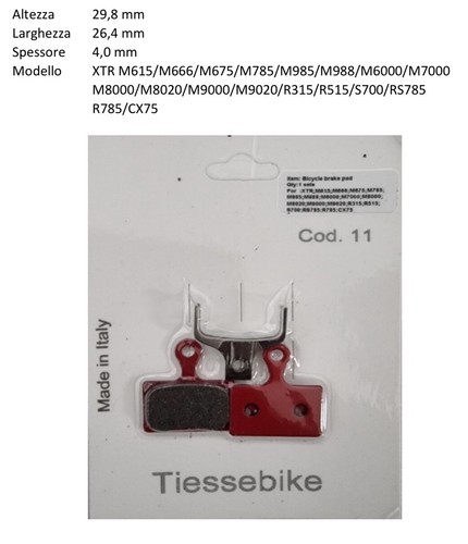 Pastiglie freno organiche - , xtr