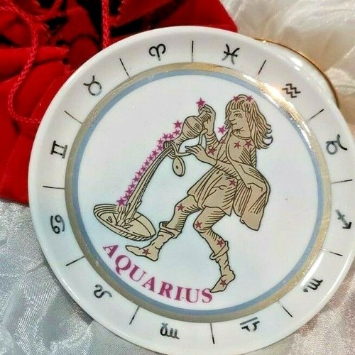 Piattino zodiaco decorato - piattino,